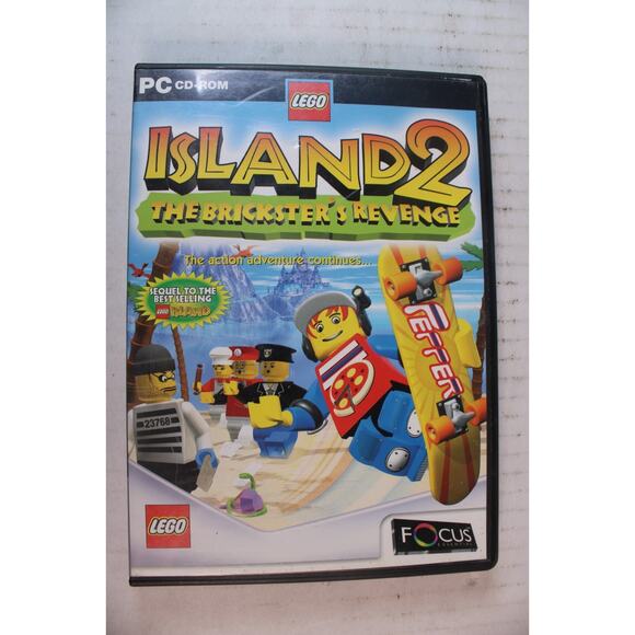 Lego Island 2 PC video game The Brickster's Revenge Vintage Rare Vido Game - Picture 1 of 9
